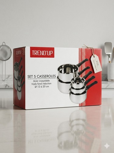 Set casseroles inox - set,
