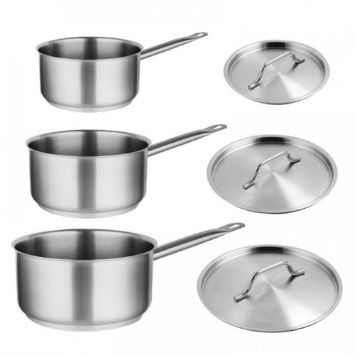 Set casseroles inox avec - 3,