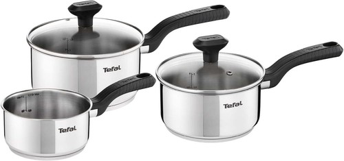 Lot casseroles inox - de,