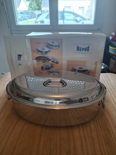 Cocotte ovale mepra 40cm inox - ovale,
